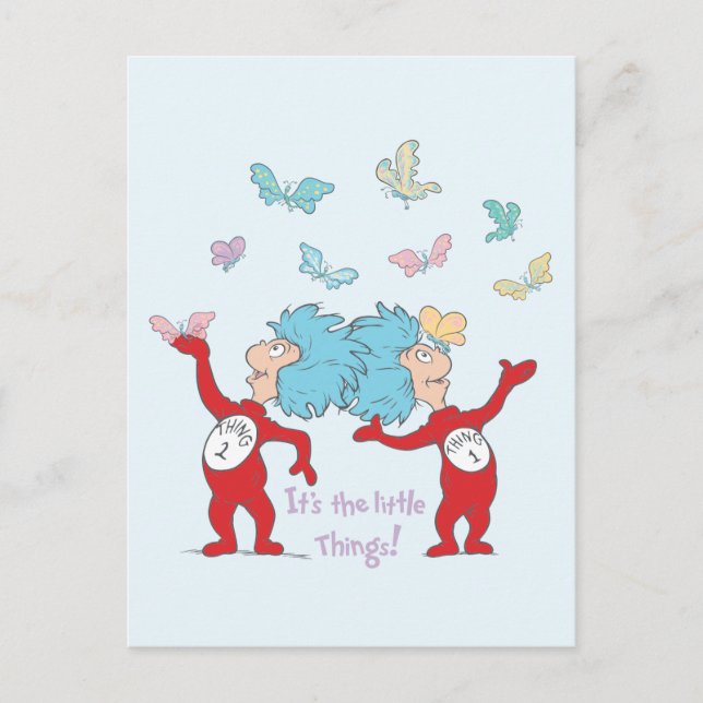 Sak 1 Sak 2: Det är lilla Saken! Vykort (Framsida)