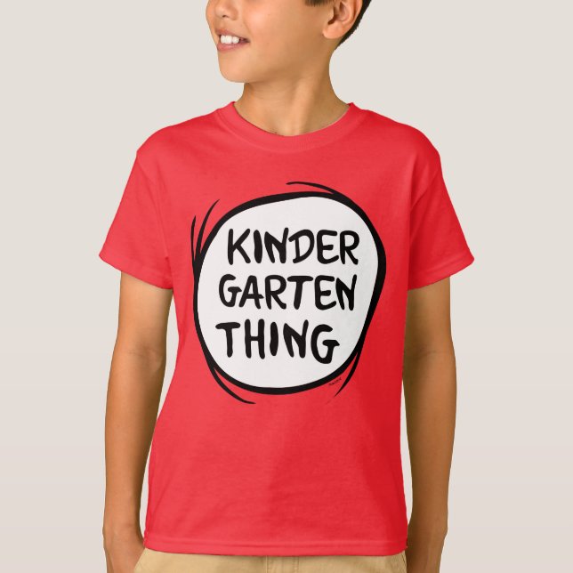 Sak 1 Sak 2 - Kindergarten Sak T Shirt (Framsida)