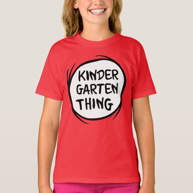 Sak 1 Sak 2 - Kindergarten Sak T Shirt (Framsida)