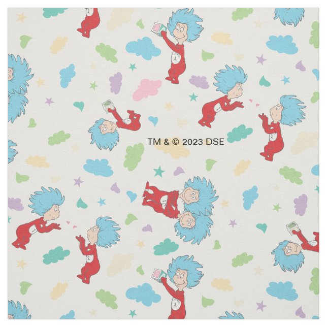 Sak 1 Sak 2 Söta Sak Mönster Tyg (Provkarta)