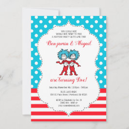 SAK 1 SAK 2 | Twillingar Födelsedag Inbjudningar