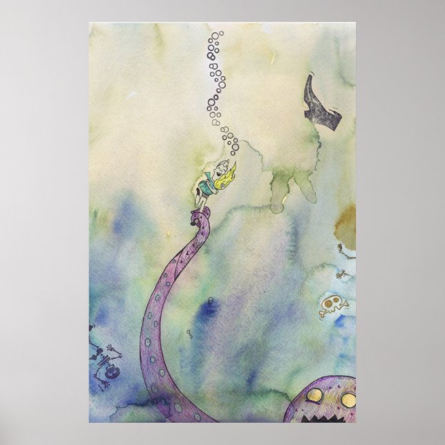 "Sak är inte alltid som de verkar" - poster konst (Framsidan)