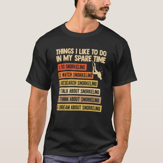Sak är som i min semesterdykdykare t shirt (Framsida)