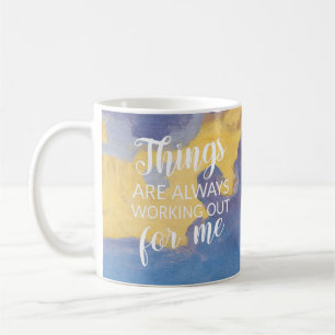 Sak arbetar alltid för mig kaffe mugg