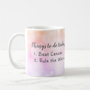 Sak att göra idag Beat Cancer Kaffemugg