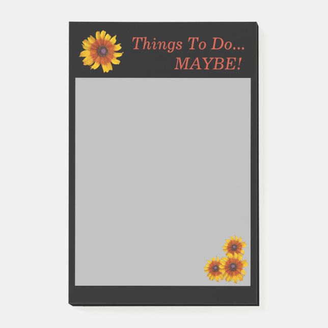 Sak att göra.. KANSKE! Post-it Block (Framsida)