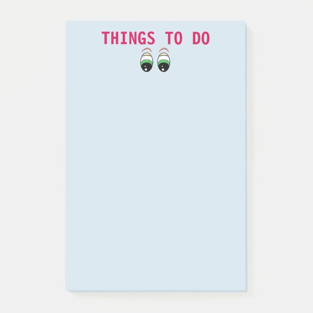 Sak att göra post-it block (Framsida)