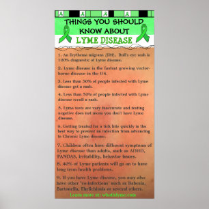 Sak Du borde veta om Lyme Disease Poster