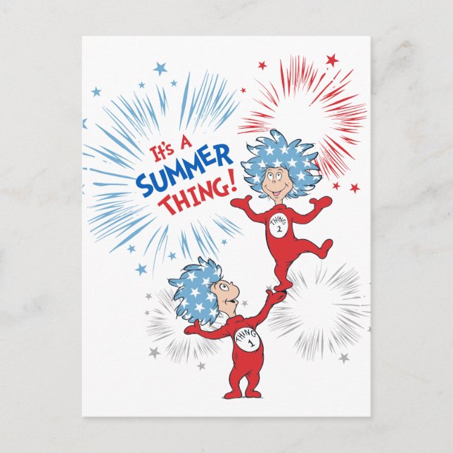 Sak Ett Sak Två Det är en sommar sak Vykort (Framsida)