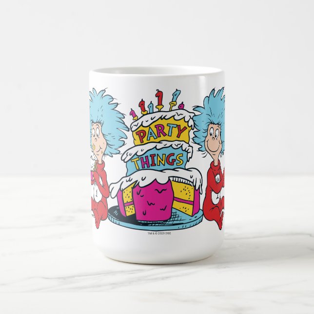 Sak Ett Sak Två Fest Saker Kaffemugg (Center)
