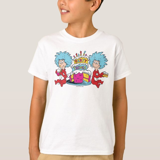 Sak Ett Sak Två Fest Saker T Shirt (Framsida)