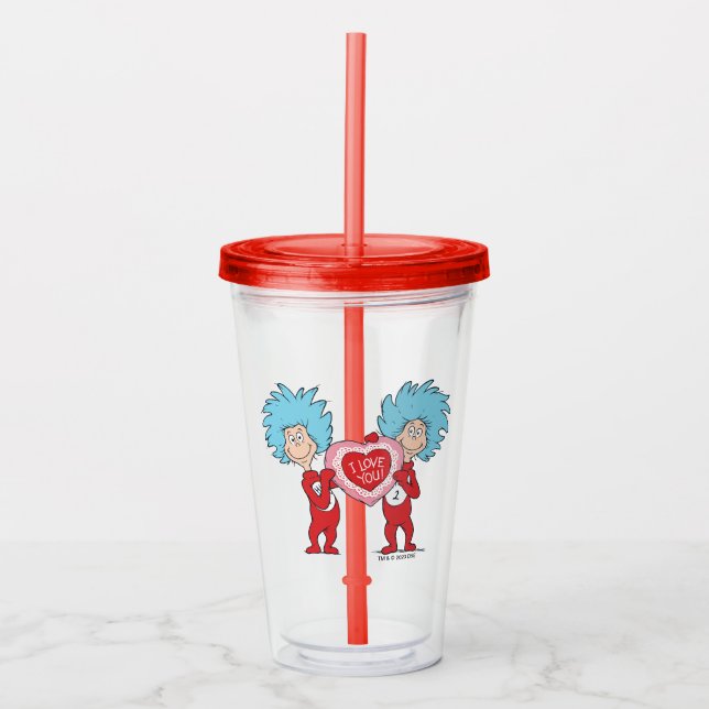 Sak Ett Sak Två Jag Älskar Dig Take Away Mugg (Framsida)