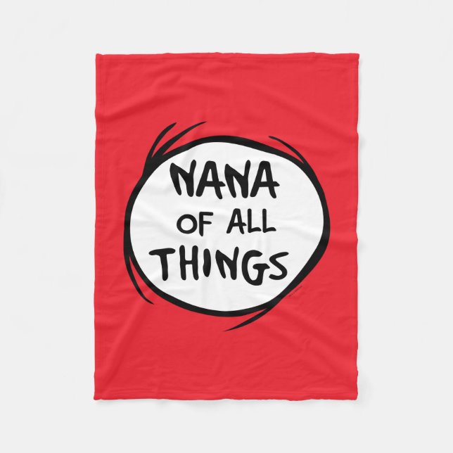 Sak Ett Sak Två - Nana över allt Fleecefilt (Framsidan)