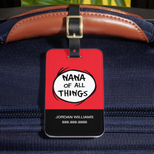 Sak Ett Sak Två - Nana överallt Bagagebricka
