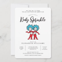 Sak Ett Sak Två | Röda Tvillingar Baby Sprinkle