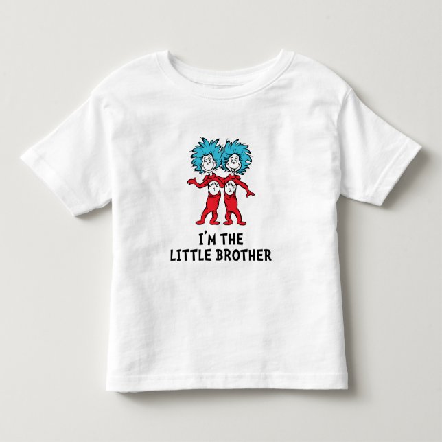 Sak Ett Sak Två | Tvillingar | Lillebror T Shirt (Framsida)