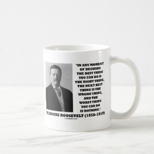 Sak för fel för Theodore Roosevelt beslutshöger Kaffemugg