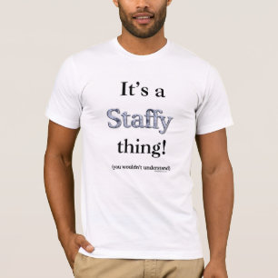 Sak för Staffordshire tjurTerrier Tee