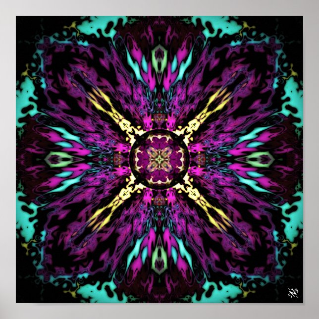 Sak från rymden - mönster pareidolia poster (Framsidan)