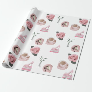 Sak Girls Kärlek Wrapping Papper Presentpapper