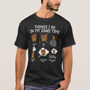 sak gör jag i min fritidsskjorta katt t shirt