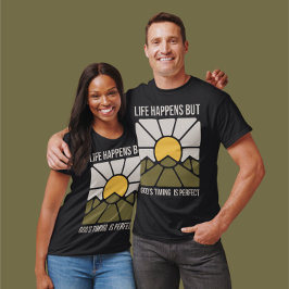 Sak händer, men Guds tid är Perfekt, Unisex T Shirt