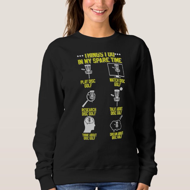 Sak I gör i min lediga tid, frisbee-idrottsdisk G T Shirt (Framsida)