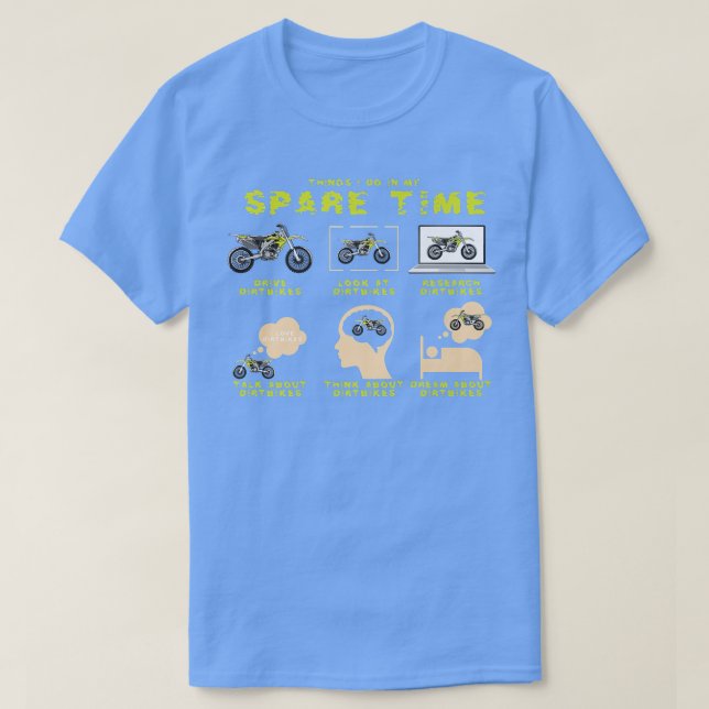 Sak I gör i min snåltid en smart Biker T Shirt (Design framsida)