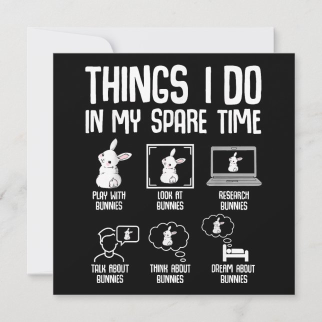 Sak I gör jag i min egen snålkanin Inbjudningar (Framsida)