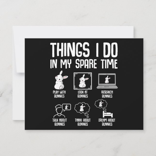 Sak I gör jag i min egen snålkanin Julkort (Framsida)