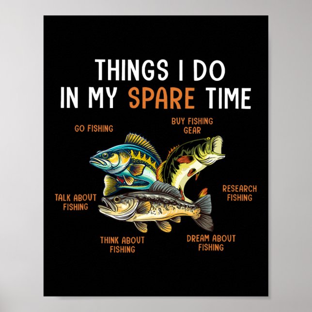 Sak I gör jag i min fisketurin Sak Poster (Framsidan)