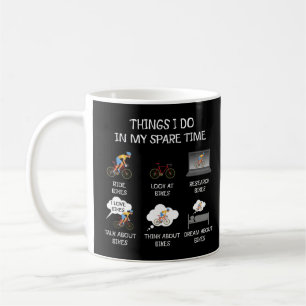 Sak I gör jag i min fritid Road Bike Cycling Cyc Kaffemugg
