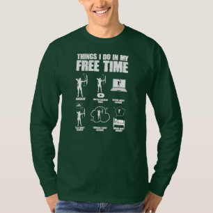 Sak I gör jag i min fritids- och fritidsbåtsarki T Shirt