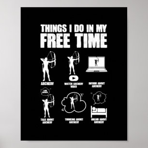 Sak I gör jag i min fritids- och fritidsbåtsarkite Poster