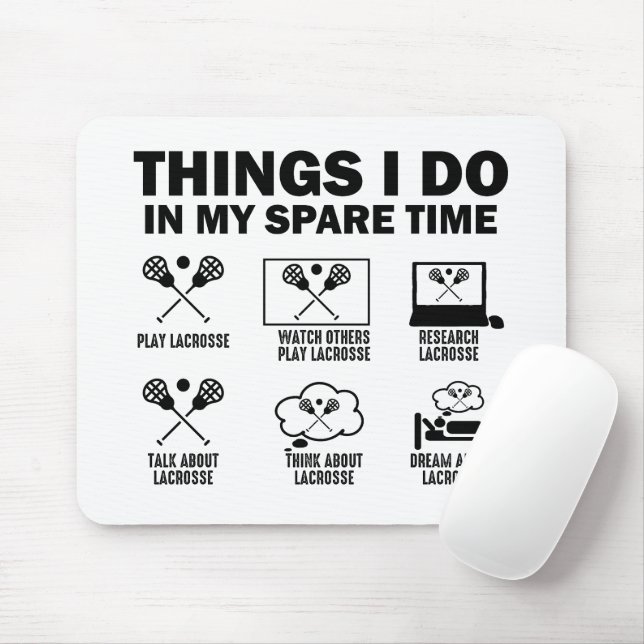 Sak I gör jag i min lediga tid, Lacrosse Musmatta (Med mus)
