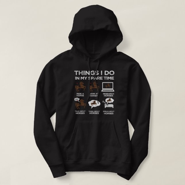 Sak I gör jag i min semesterhäst Lover Farmer Ho Hoodie (Design framsida)