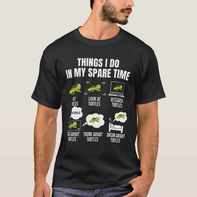 Sak I gör jag i min vintersköldpadda, Turtles Kärl T Shirt (Framsida)