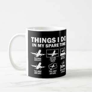 Sak I gör jag i mitt flygplan utan tidsbeläggning Kaffemugg