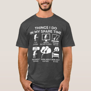 Sak I gör jag på min lediga tid - gitarrer T Shirt