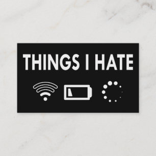 Sak I hatar Visitkort