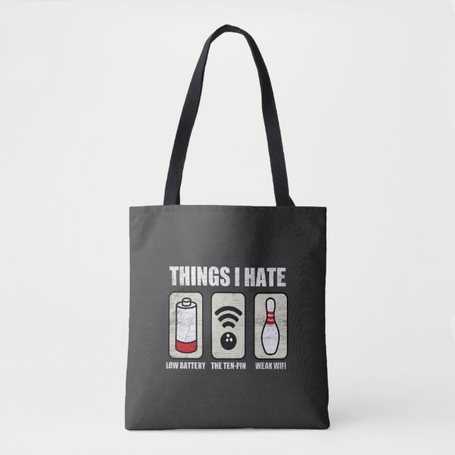 Sak I Hate Funny Bowlareare Tygkasse (Framsida)