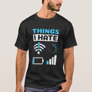 Sak I Hate Programmer Gamer Computer Nerd Funny T Shirt