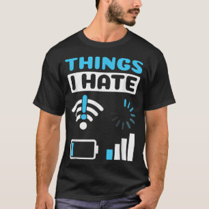 Sak I Hate Programmer Gamer Computer Nerd Funny T Shirt