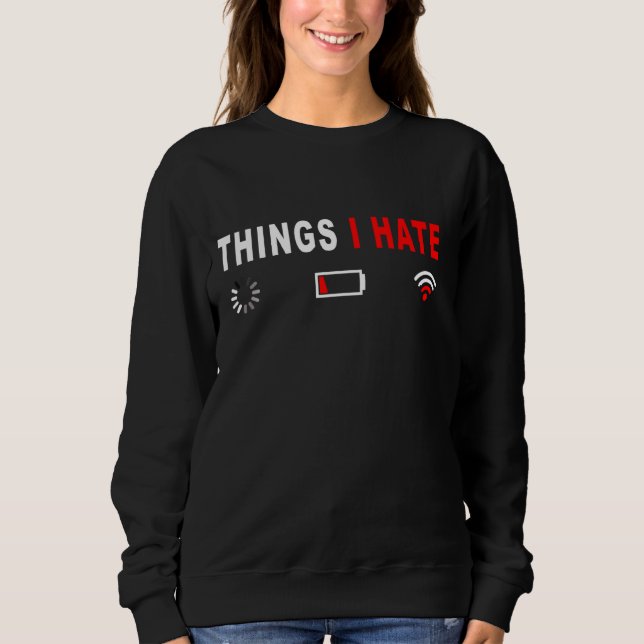 Sak I Hate Programmer Outfit Gamer Roligt Idea T Shirt (Framsida)