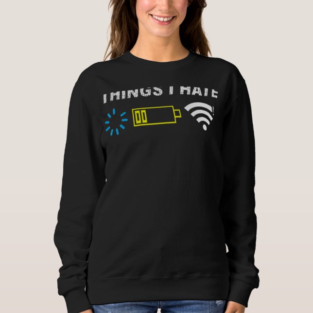 Sak I Hate Programmers Gamer Computer Sarcastic T Shirt (Framsida)