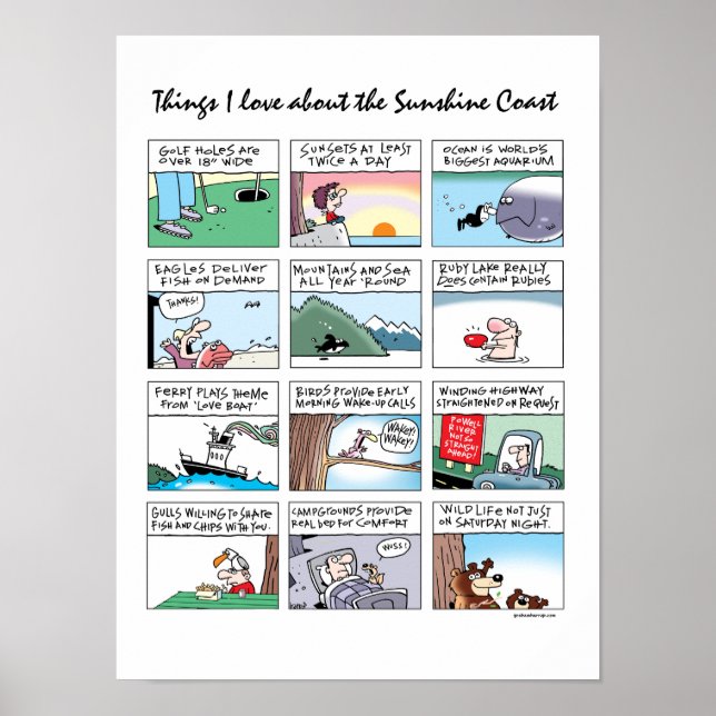 Sak I Kärlek om Sunshine Kusten, BC Poster (Framsidan)