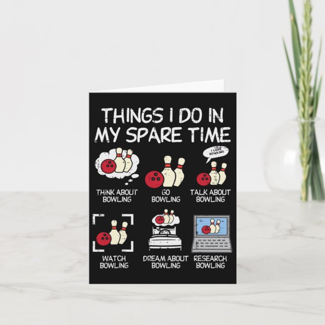 Sak I Spare Time Bowling (tidsfördröjning) - Lusti Kort (Framsida)