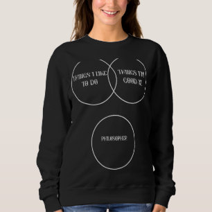 Sak jag gillar att göra Sak.. Jag är Bra på filoso T Shirt
