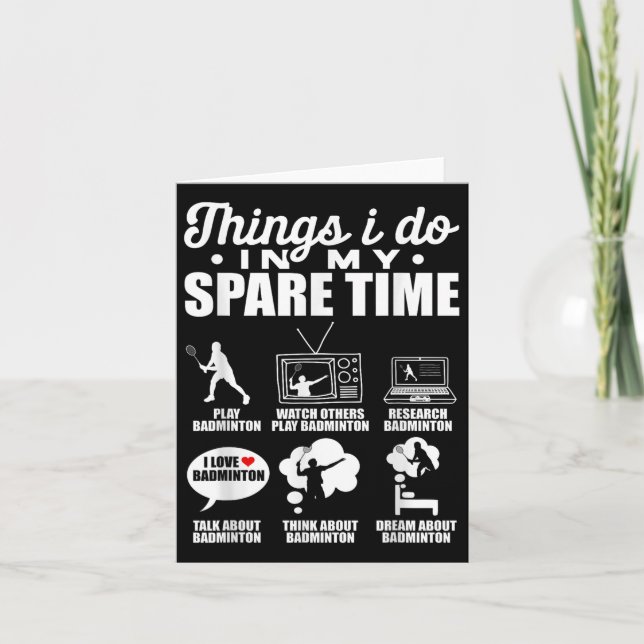 Sak jag gör i min lediga tid... kort (Framsida)