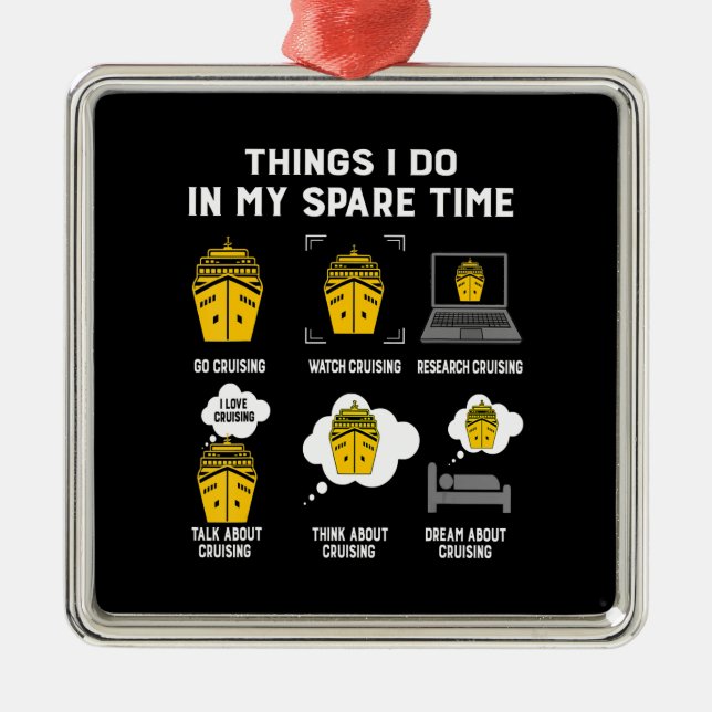 Sak jag gör i min snårskog. julgransprydnad metall (Framsidan)